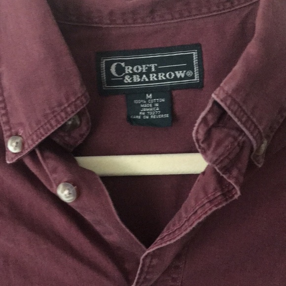 Maroon collared shirt - Picture 3 of 5